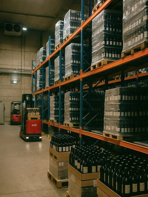 almacenaje de vinos en bodegas