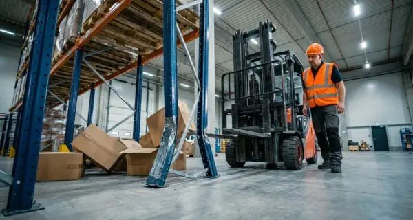 riesgos al no usar protectores para estanterias
