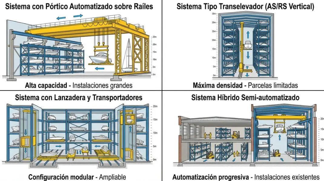 tipologias de sistemas automatizados para el sector nautico